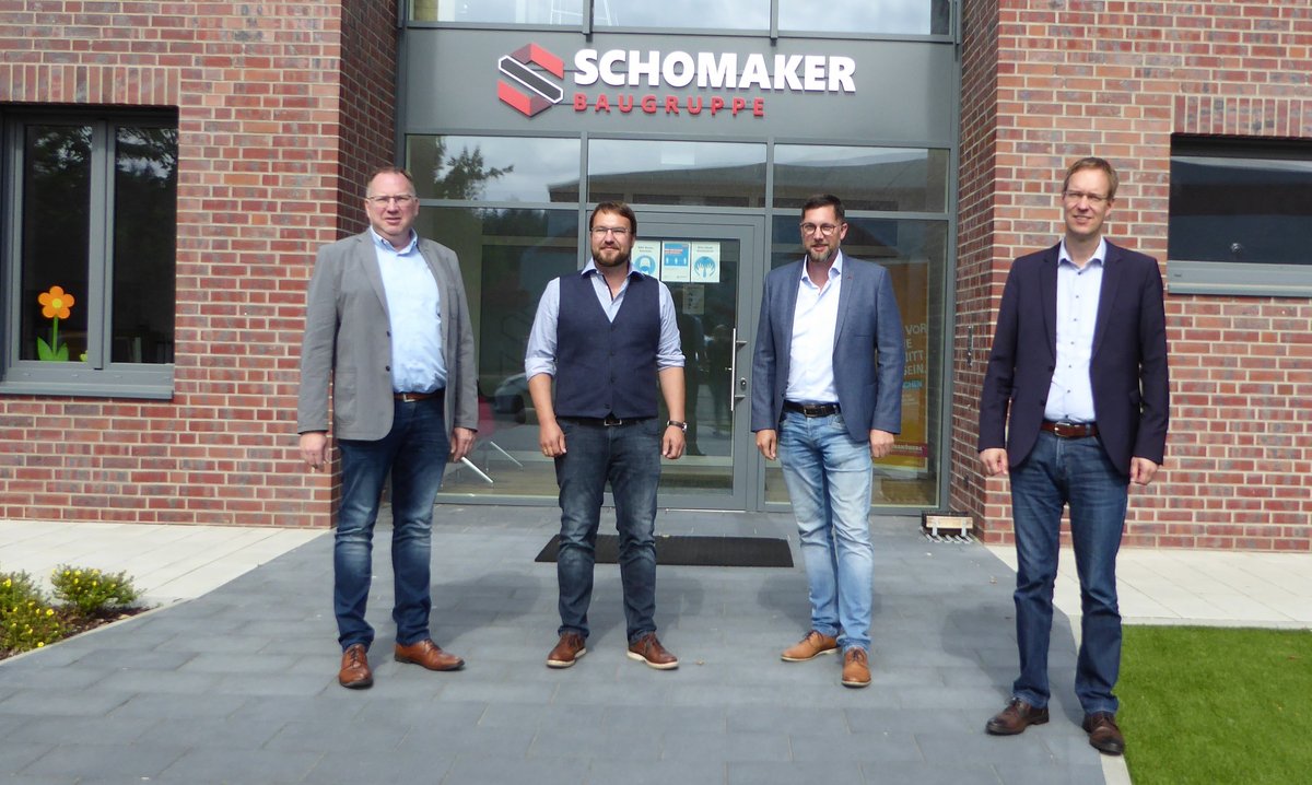 Schomaker Baugruppe: Neues Verwaltungsgebäude in Betrieb